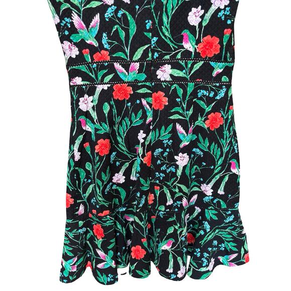 Kate Spade Jardin Tile Jacquard Dress Floral Fit & Flare Sleeveless Size 8 - Picture 6 of 8